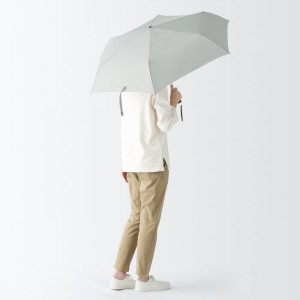 Muji All-Weather Foldable Regenschirme Damen Grau | RK0J9A12H