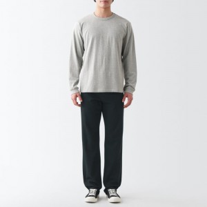 Muji Denim Regular Fit Jeans Herren Schwarz | VZ5U0M85N
