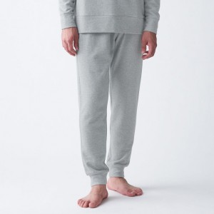 Muji French Terry Hose Herren Schwarz | TS6P0N17V
