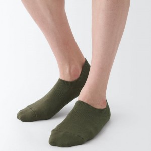 Muji Right Angle Sneaker Socken Herren Grün | XI4K3K19N