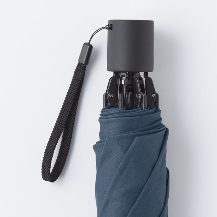 Muji 2-Way Foldable Regenschirme Damen Navy | XK0D2V96Q