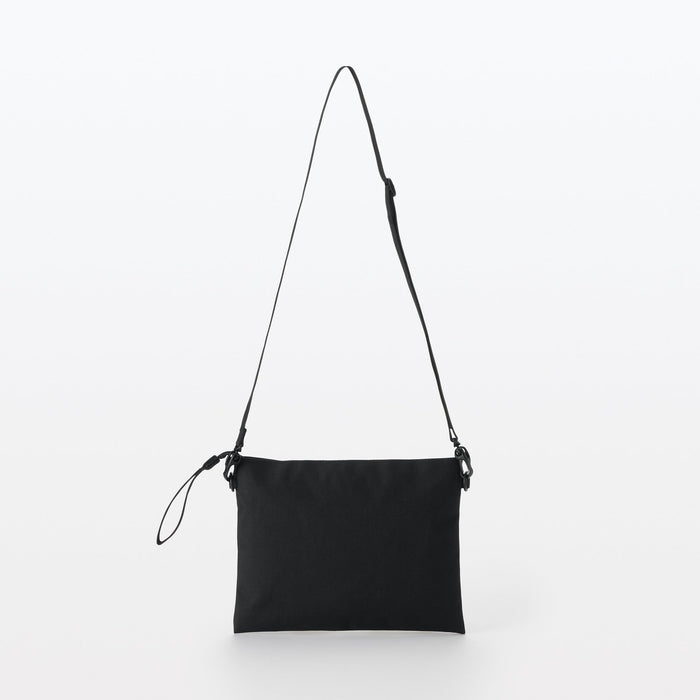 Muji 2-Way Water Repellent Umhängetasche Damen Schwarz | RM0J3Y06E