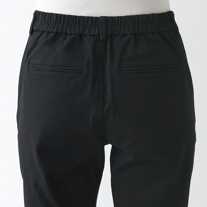 Muji 4-Way Stretch Chino Slim Tapered Hose Damen Schwarz | FF3Y6C17U