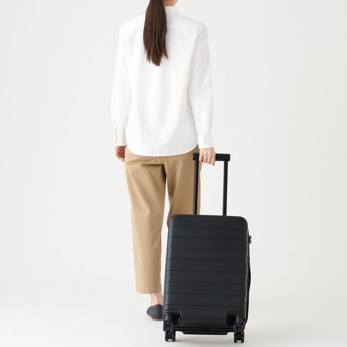 Muji Adjustable Handle Hard Shell 36L Handgepäck Herren Schwarz | MH8K2H94U