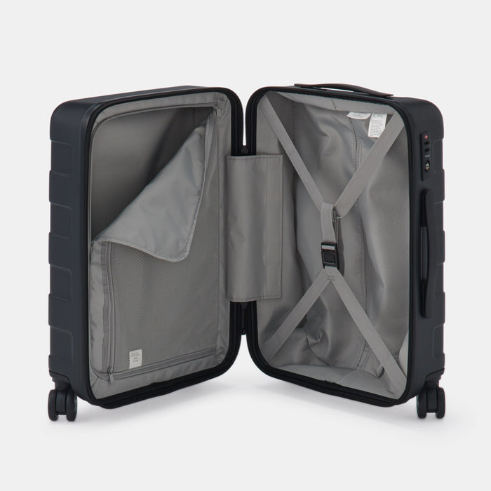 Muji Adjustable Handle Hard Shell 36L Handgepäck Herren Schwarz | MH8K2H94U