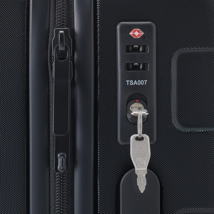 Muji Adjustable Handle Hard Shell 36L Handgepäck Herren Schwarz | MH8K2H94U