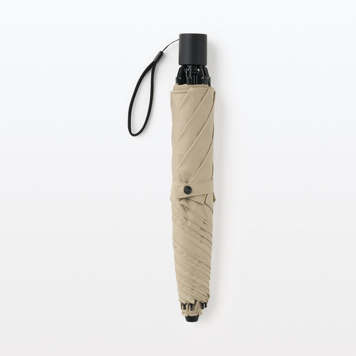 Muji All-Weather 2-Way Foldable Regenschirme Herren Beige | TO5T5S67O