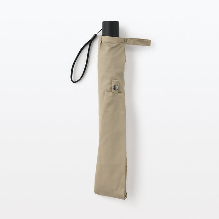 Muji All-Weather 2-Way Foldable Regenschirme Herren Beige | TO5T5S67O