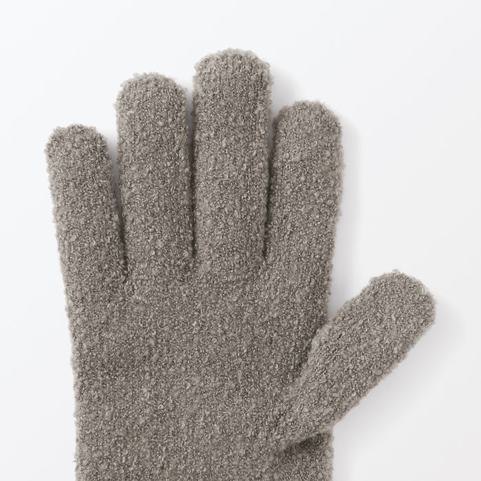 Muji Boucle Touchscreen Handschuhe Herren Grau | OB1L2B26U