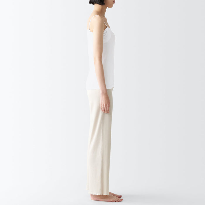 Muji Breathable Cotton with Sweat Pad Tanktop Damen Rosa | XS0R8M51I