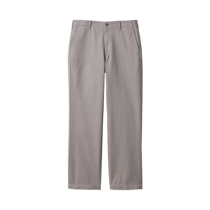 Muji Chino Regular Fit Hose Damen Grau | SR5W0L68X