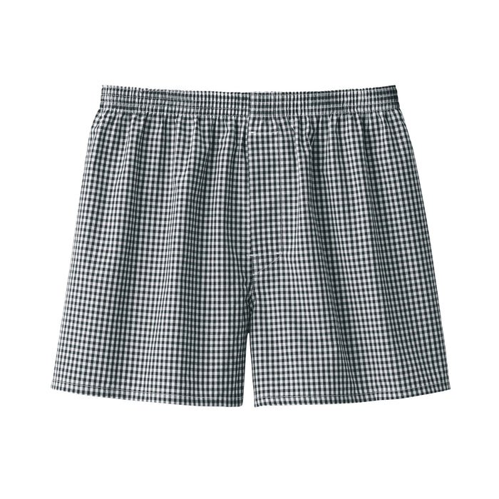 Muji Cotton Broadcloth Front Open Trunks Herren Grau | BM0J9F51Z