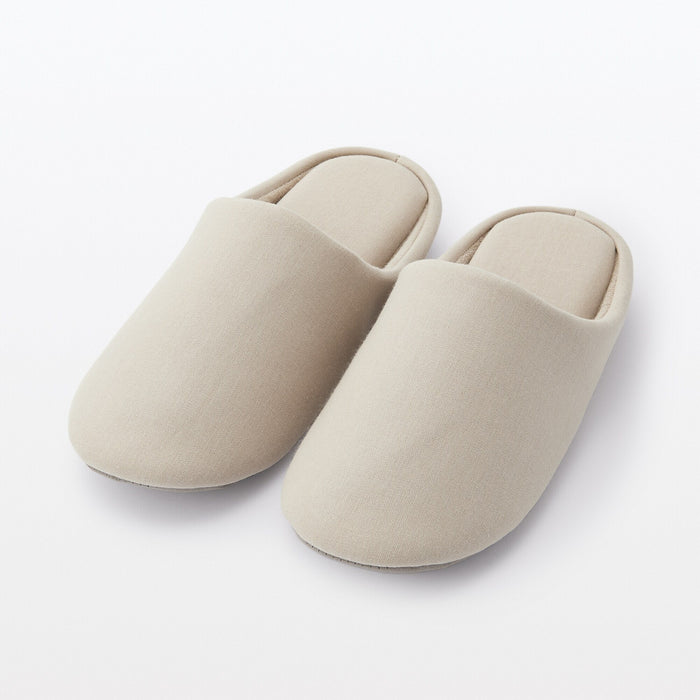 Muji Cotton Plain Weave Insole Hausschuhe Herren Beige | EQ1P5U04C
