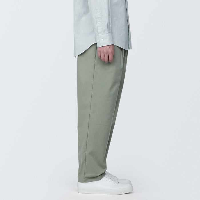 Muji Crease-Resistant Darted Wide Easy Hose Damen Grau | GB5C7W12B