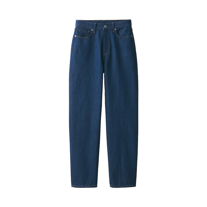 Muji Denim Regular Jeans Damen Navy | BI3S3Y19Z