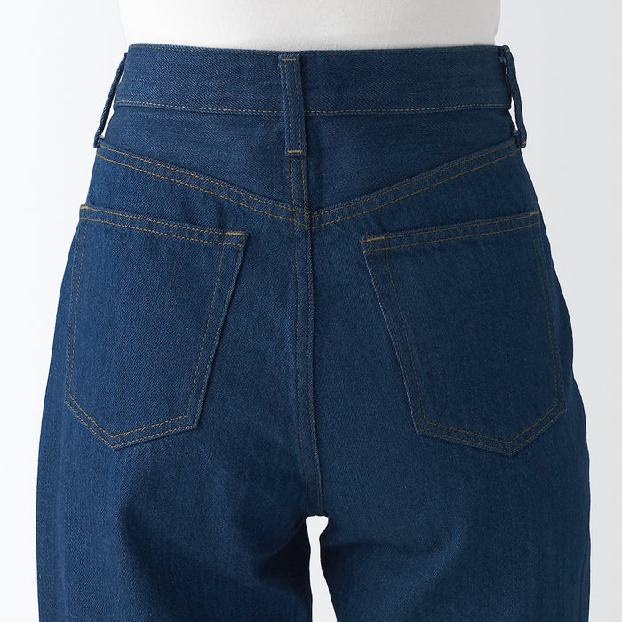 Muji Denim Regular Jeans Damen Navy | BI3S3Y19Z