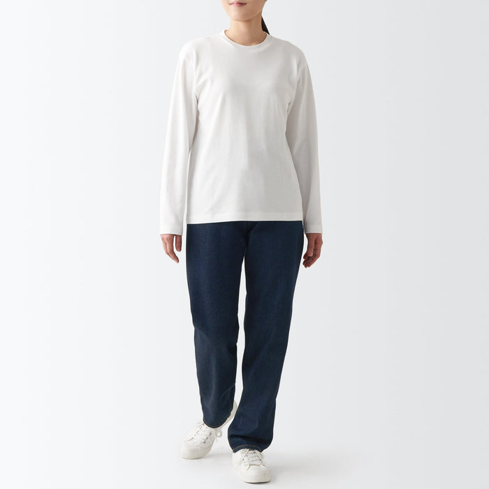 Muji Denim Regular Jeans Damen Navy | QF6U6S71X
