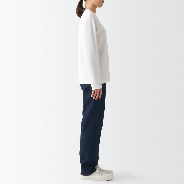Muji Denim Regular Jeans Damen Navy | QF6U6S71X