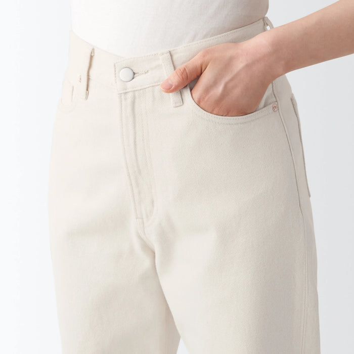 Muji Denim Regular Jeans Damen Weiß | LG5X5R65E