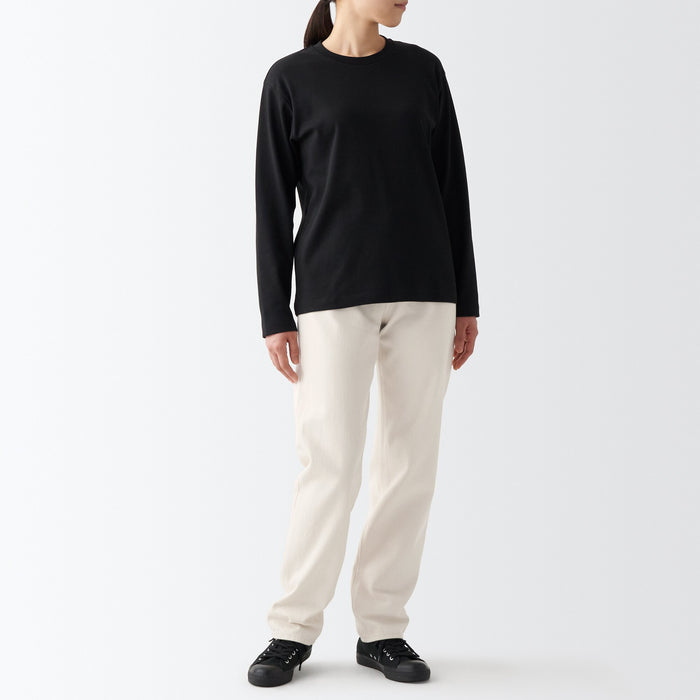 Muji Denim Regular Jeans Damen Weiß | UY8Q9Y02U
