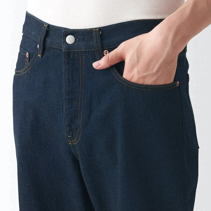 Muji Denim Regular Jeans Herren Navy | MK3E1Z98L