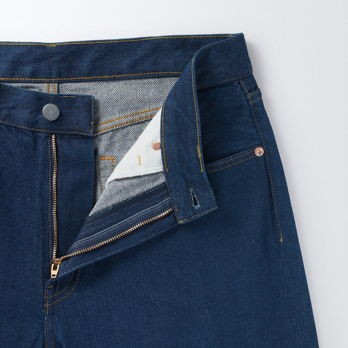 Muji Denim Regular Jeans Herren Navy | XH3G4M09K