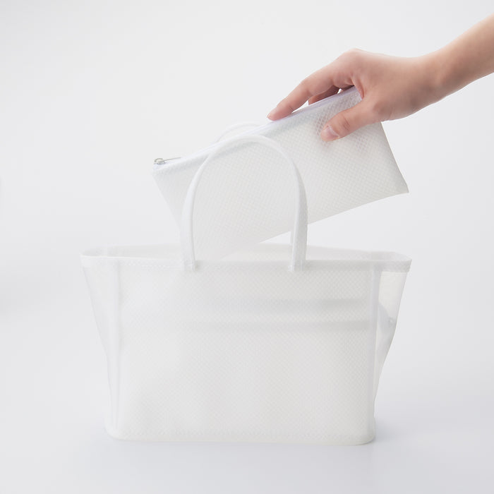 Muji EVA Spa Kulturbeutel Damen Weiß | CK2V3K80Q
