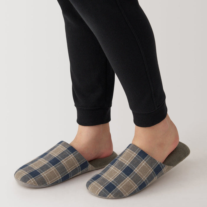 Muji Flannel Hausschuhe Herren Grau | KG1C1Y67Q