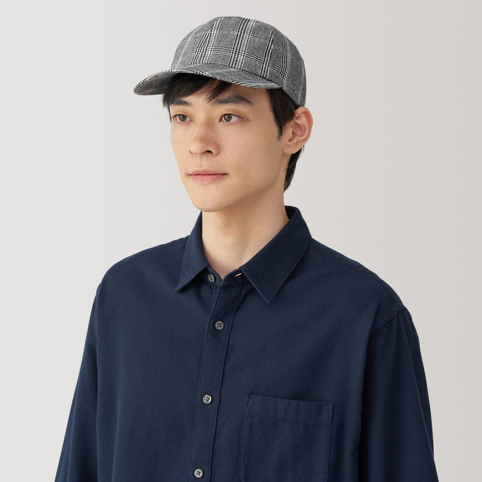 Muji Flannel Kappen Herren Grau | FC9R8Y17D