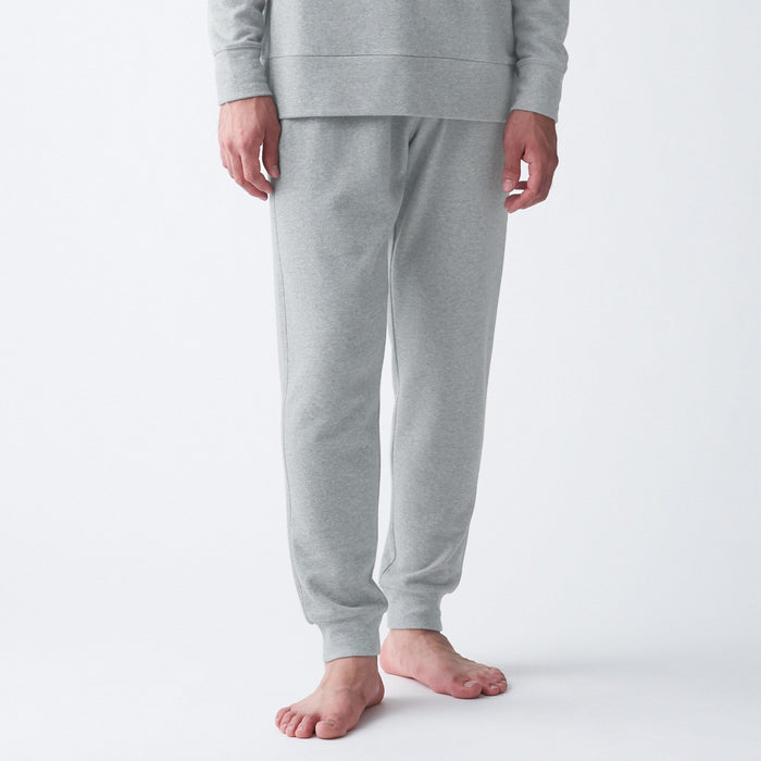 Muji French Terry Hose Herren Schwarz | TS6P0N17V