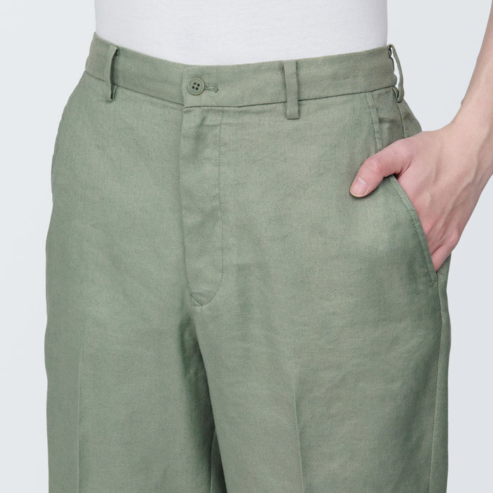 Muji Hemp Blend Kurze Hose Herren Grün | UG0Q7Q95P