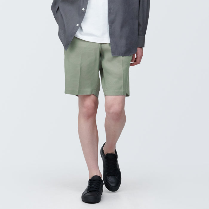 Muji Hemp Blend Kurze Hose Herren Grün | UG0Q7Q95P