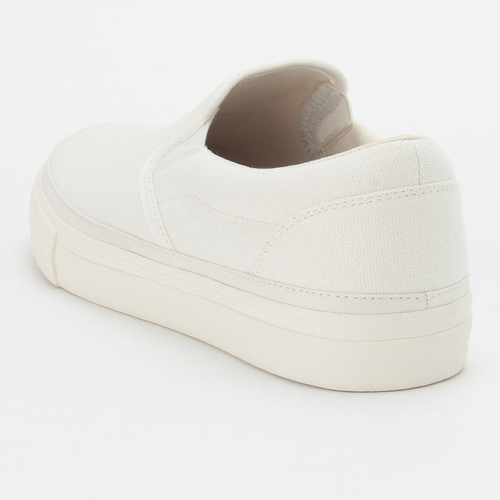 Muji Less Tiring Slip-On Sneakers Damen Weiß | KN1M9N80H