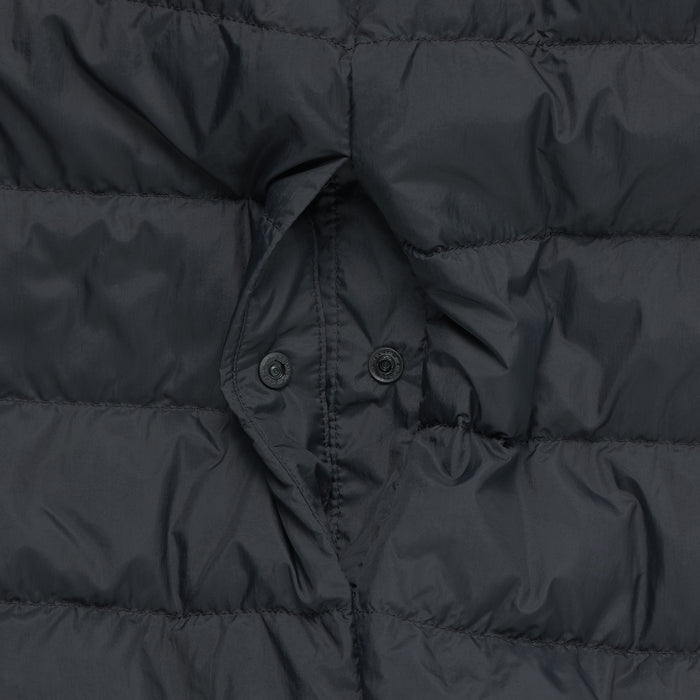 Muji Lightweight Down Collarless Weste Herren Schwarz | DX6D8G16X