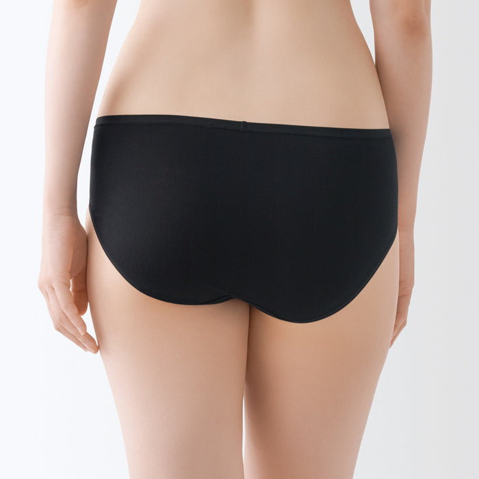 Muji Lyocell Blend Low-Rise Slip Damen Schwarz | FY4K4P42I