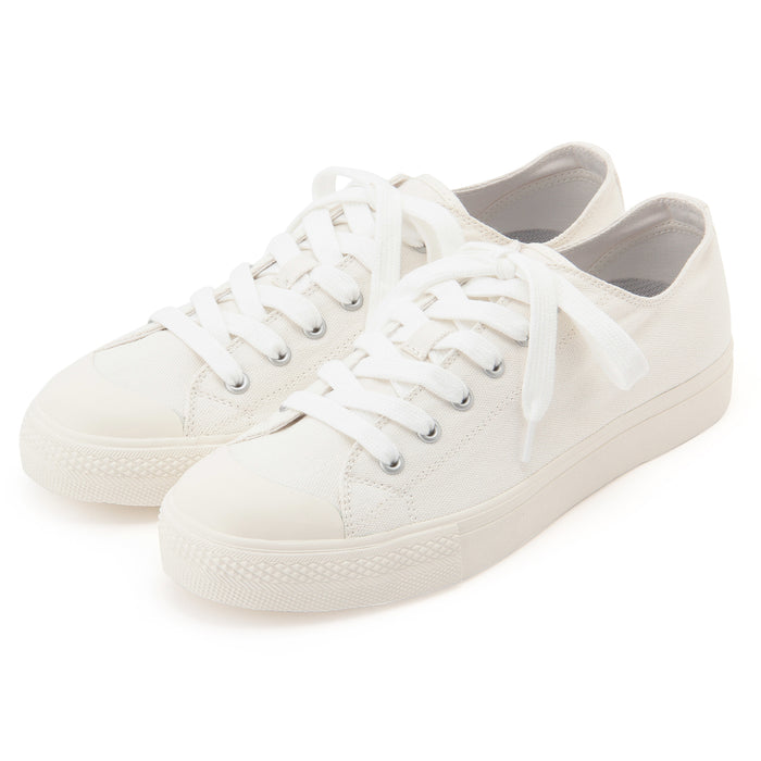 Muji Organic Cotton Comfortable Water Repellent Sneakers Herren Weiß | RA2W4N43P