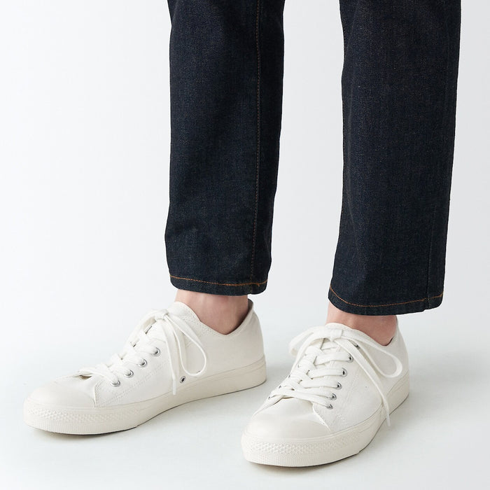 Muji Organic Cotton Comfortable Water Repellent Sneakers Herren Weiß | RA2W4N43P