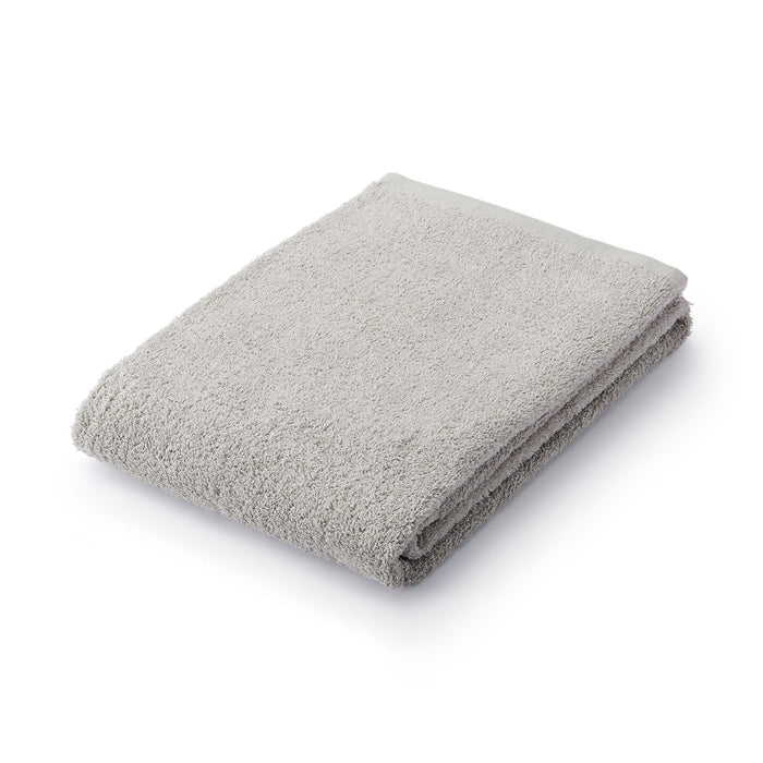 Muji Pile Weave Bath Handtuch Herren Grau | YJ0E5F49K