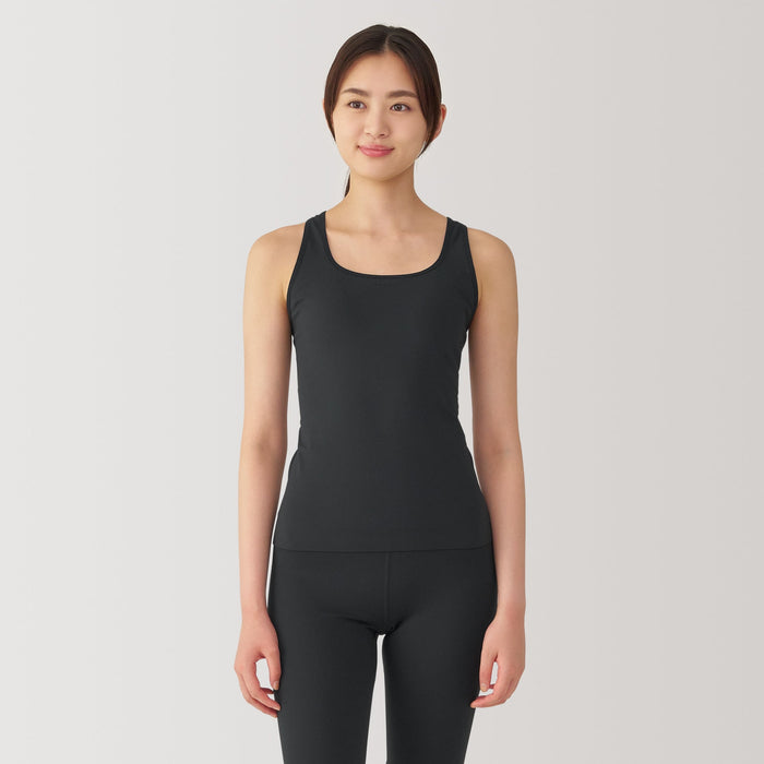 Muji Quick Dry Bra Tanktop Damen Schwarz | HD0U8C48Z