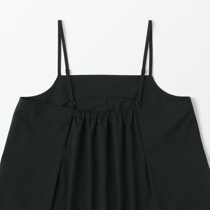 Muji Quick Dry Broadcloth Camisole Kleid Damen Schwarz | ML2L9O18F
