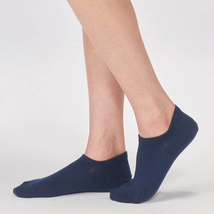 Muji Right Angle Sneaker Socken Herren Blau | FM1L5Y85H