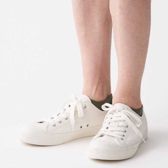 Muji Right Angle Sneaker Socken Herren Grün | FP6T6N86K