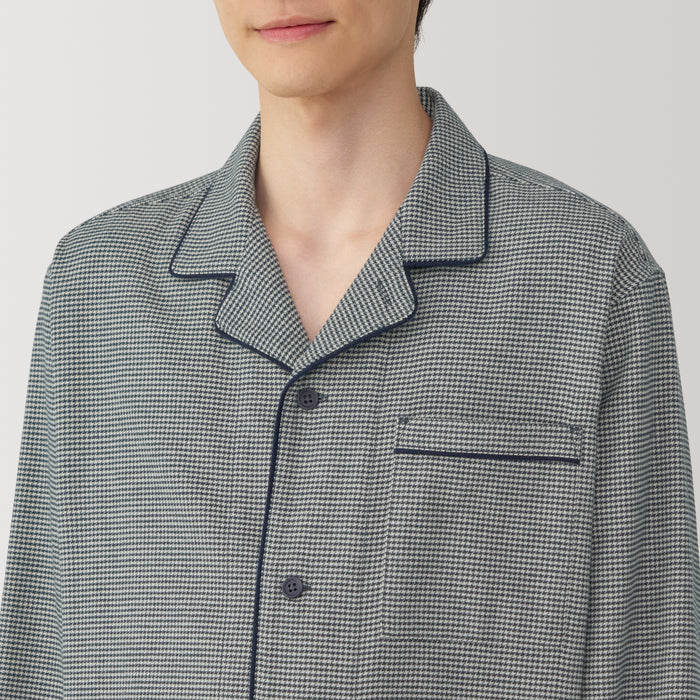 Muji Side Seamless Flannel Pyjama Herren Grau | RH0C0C13H