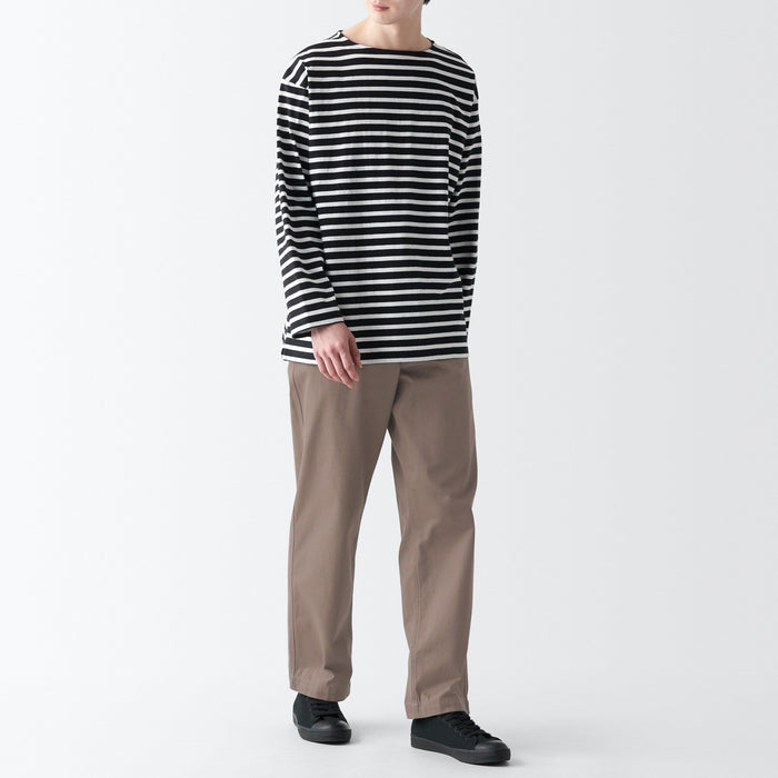 Muji Slub Yarn Chino Regular Hose Damen Beige | LV4N5S40H