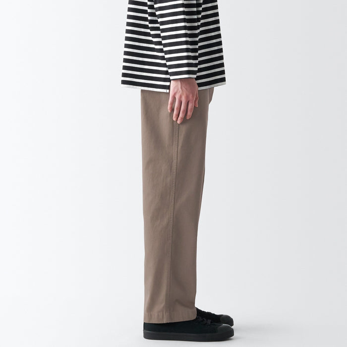 Muji Slub Yarn Chino Regular Hose Damen Beige | LV4N5S40H