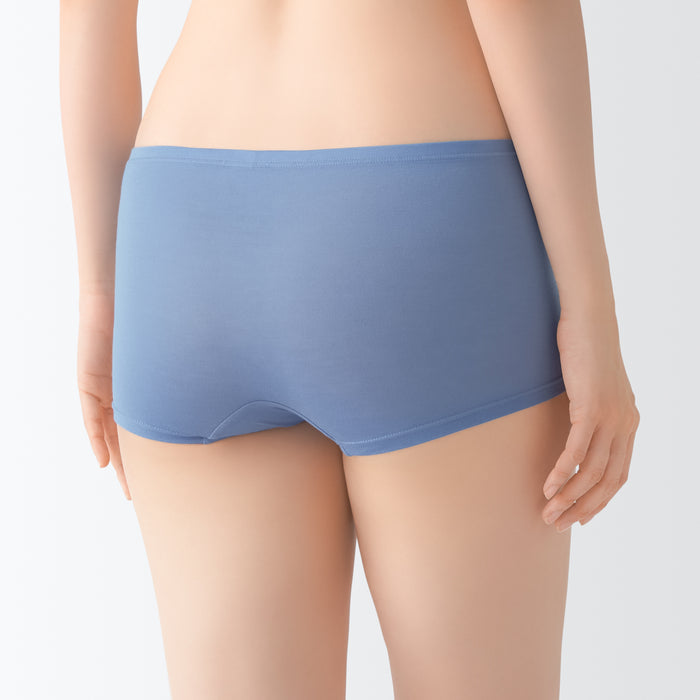 Muji Smooth Boy Shorts Slip Damen Grau | TG8B6X12S