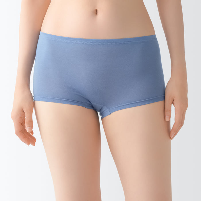 Muji Smooth Boy Shorts Slip Damen Grau | TG8B6X12S