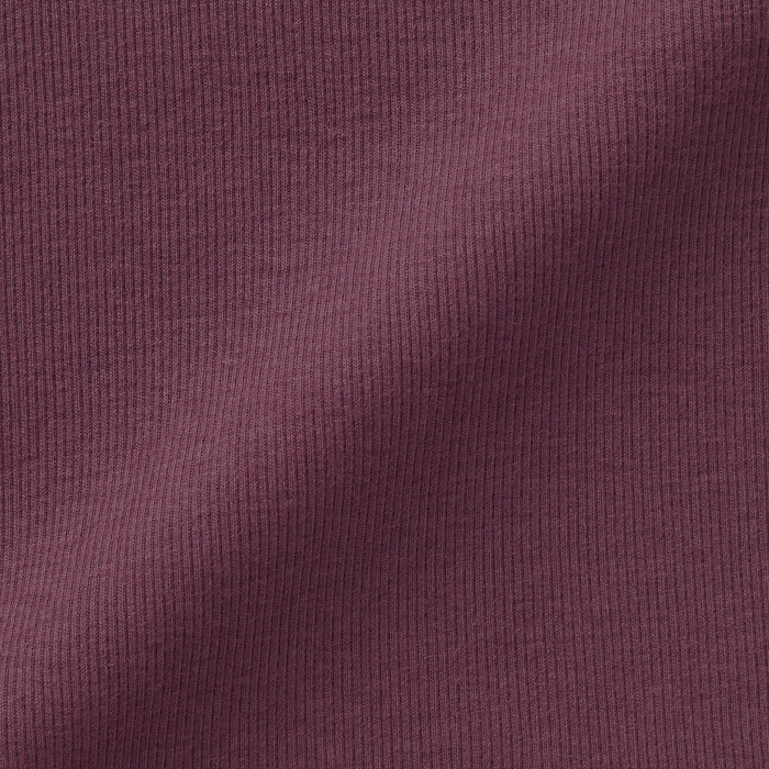 Muji Soy Fiber Blend Ribbed Turtleneck Long Sleeve T-shirts Damen Lila | LM8Y2P50T