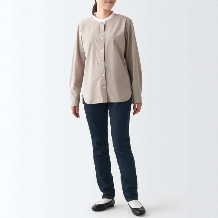 Muji Stretch Denim Slim Jeans Damen Navy | KU5I1X46H