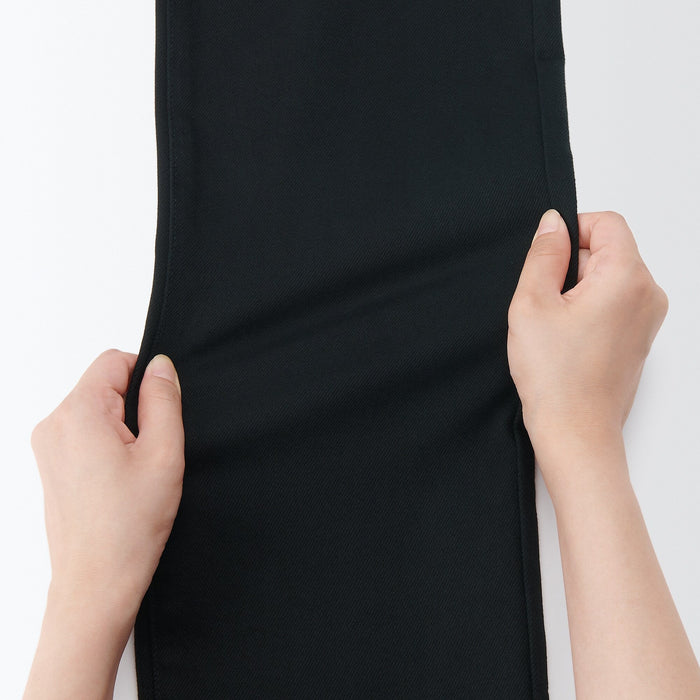 Muji Stretch Denim Slim Jeans Damen Schwarz | ZJ8N4H86B